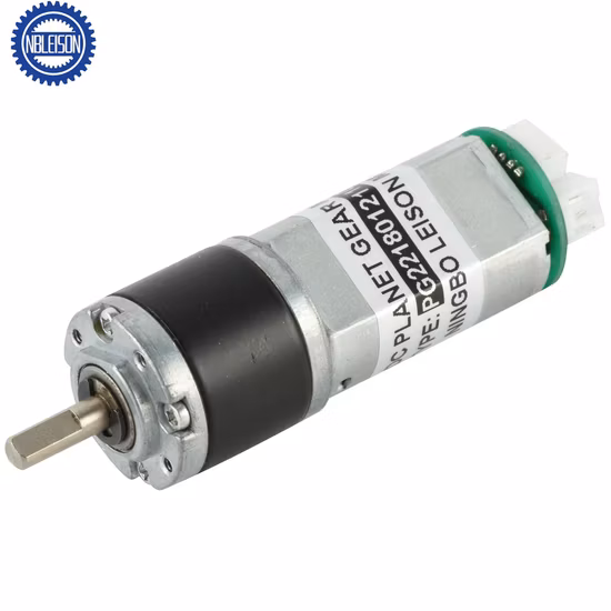 Moteur de boîte de vitesses planétaire Micro DC 22mm 3V 24V avec réducteur